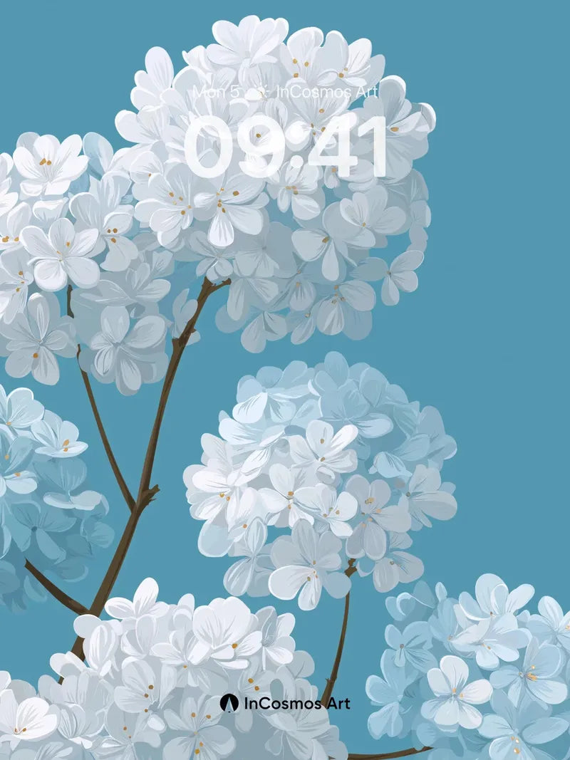 Serene Bloom Wallpaper with Ethereal Light wallpaper for iPhone, iPad & Mac