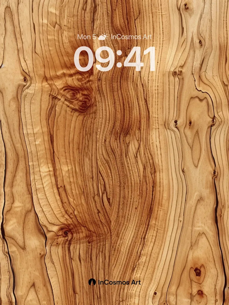 Warm Ember Wallpaper with Living Grain