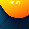 Sunset Geometry Wallpaper with Floating Light wallpaper for iPhone, iPad & Mac