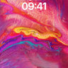 Luminous Veil Wallpaper with Cosmic Drift wallpaper for iPhone, iPad & Mac