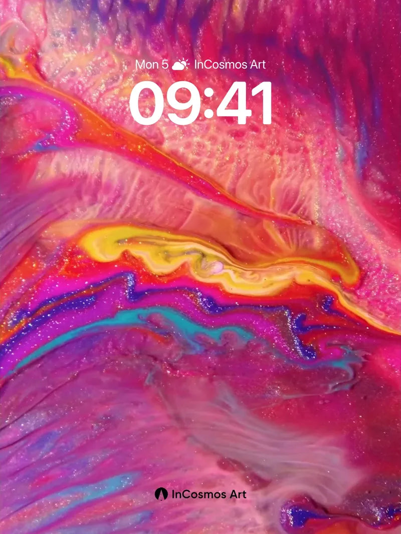 Luminous Veil Wallpaper with Cosmic Drift