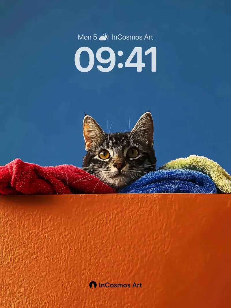 Curious Gaze Wallpaper with Hidden Colors wallpaper for iPhone, iPad & Mac