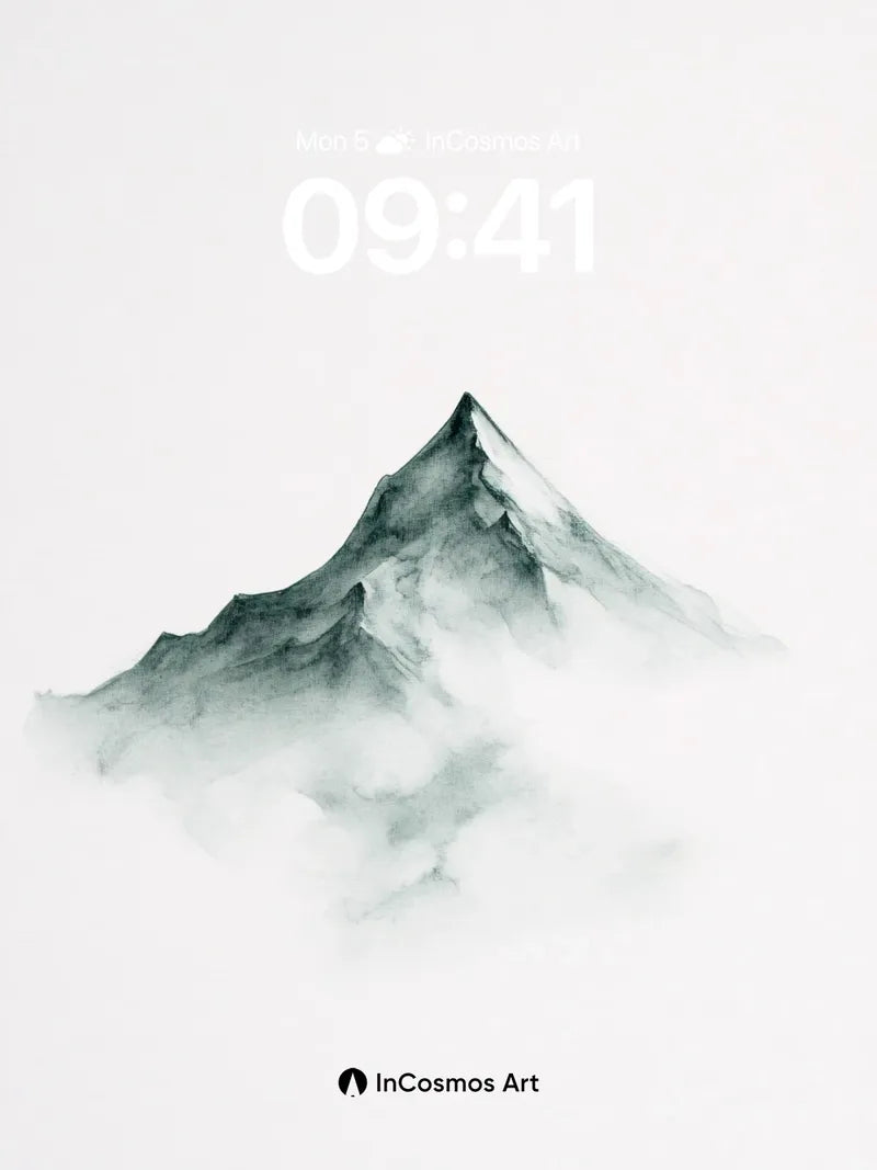 Serenity Peak Wallpaper in Ethereal Mist