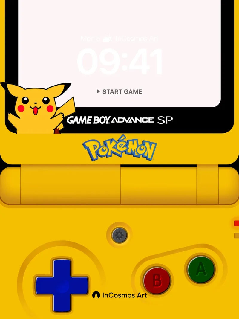 Nostalgic Pixel Glow Wallpaper with Pikachu Charm