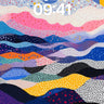 Cosmic Ripple Wallpaper with Polka-Dot Dreams wallpaper for iPhone, iPad & Mac