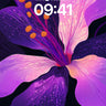 Luminous Petal Wallpaper with Cosmic Veins wallpaper for iPhone, iPad & Mac