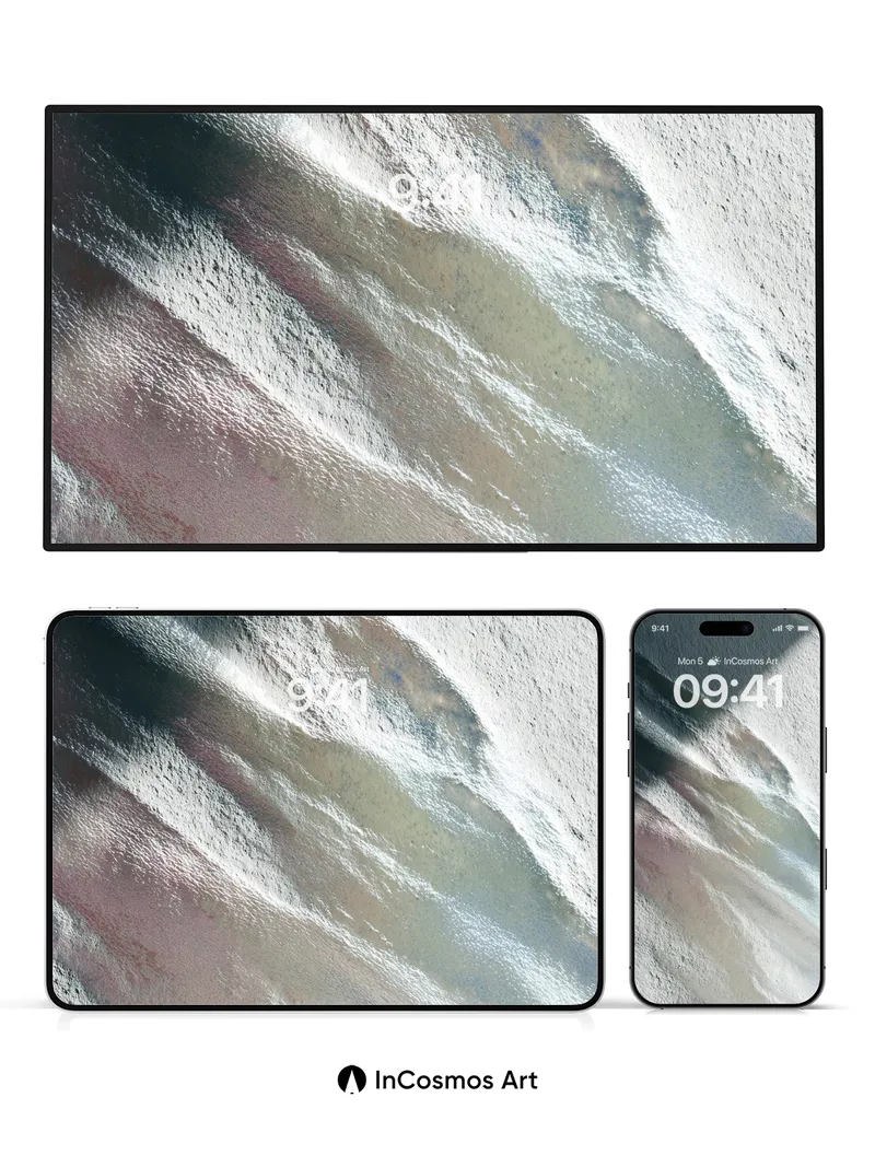 Silken Shadow Wallpaper with Liquid Light