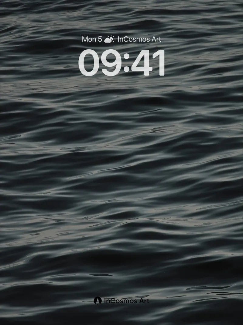 Midnight Current Wallpaper with Liquid Shadow