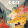Autumn Hush Wallpaper with Whispering Pines wallpaper for iPhone, iPad & Mac