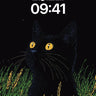 Nocturnal Whispers Wallpaper with Golden Eyes wallpaper for iPhone, iPad & Mac