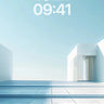 Serene Void Wallpaper with Light-etched Geometry wallpaper for iPhone, iPad & Mac