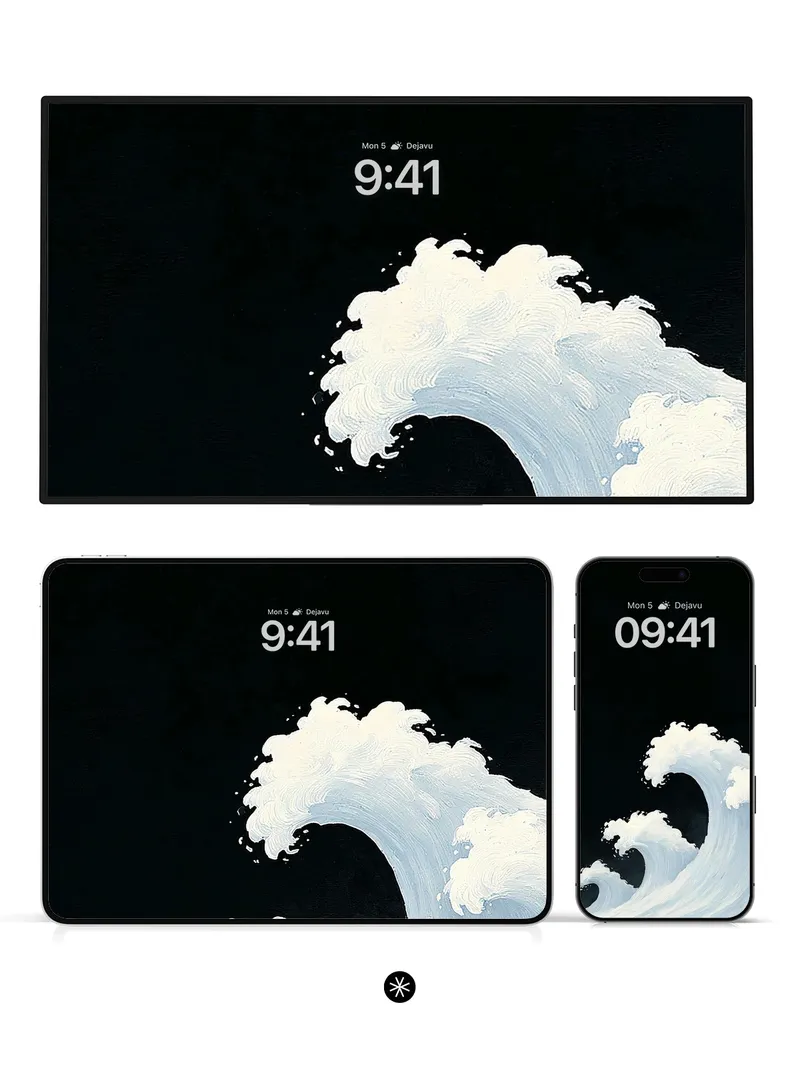 Dynamic Ocean Waves Wallpaper
