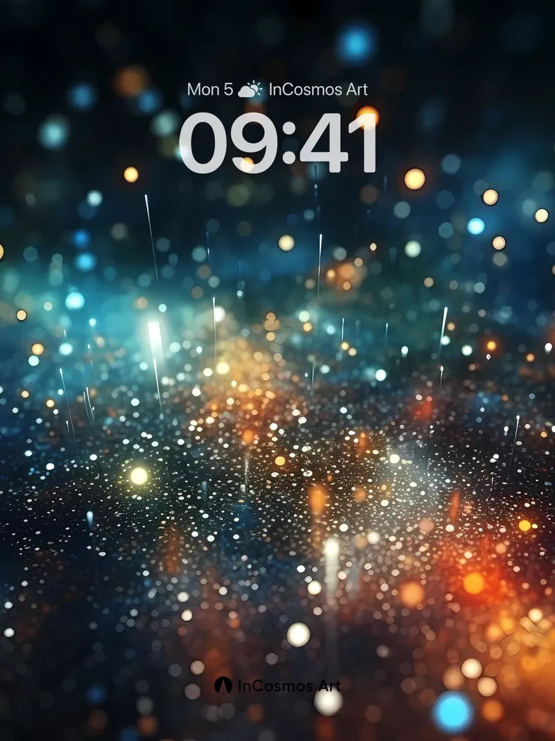 Cosmic Drift Wallpaper with Stardust Trails wallpaper for iPhone, iPad & Mac