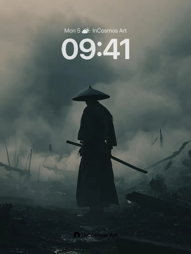 Silent Ash Wallpaper with Wandering Blade