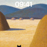 Silent Watcher Wallpaper with Golden Fields wallpaper for iPhone, iPad & Mac