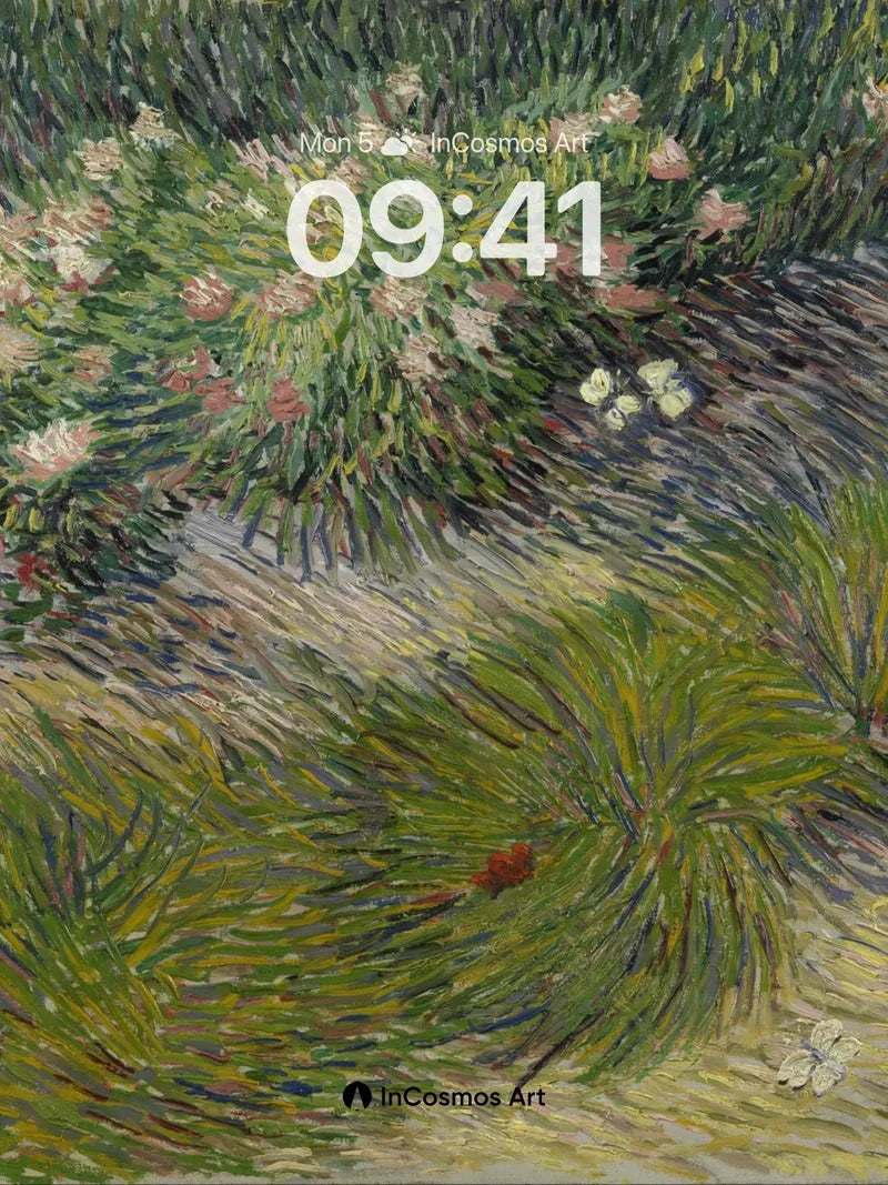 Whispering Garden Wallpaper with Dappled Light