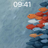 School of Fish Ocean Wallpaper wallpaper for iPhone, iPad & Mac