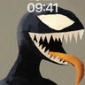 Surreal Penguin Wallpaper with Venomous Smile wallpaper for iPhone, iPad & Mac