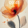 Crimson Hush Wallpaper with Ethereal Petals wallpaper for iPhone, iPad & Mac