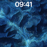 Luminous River Wallpaper with Starlit Veins wallpaper for iPhone, iPad & Mac