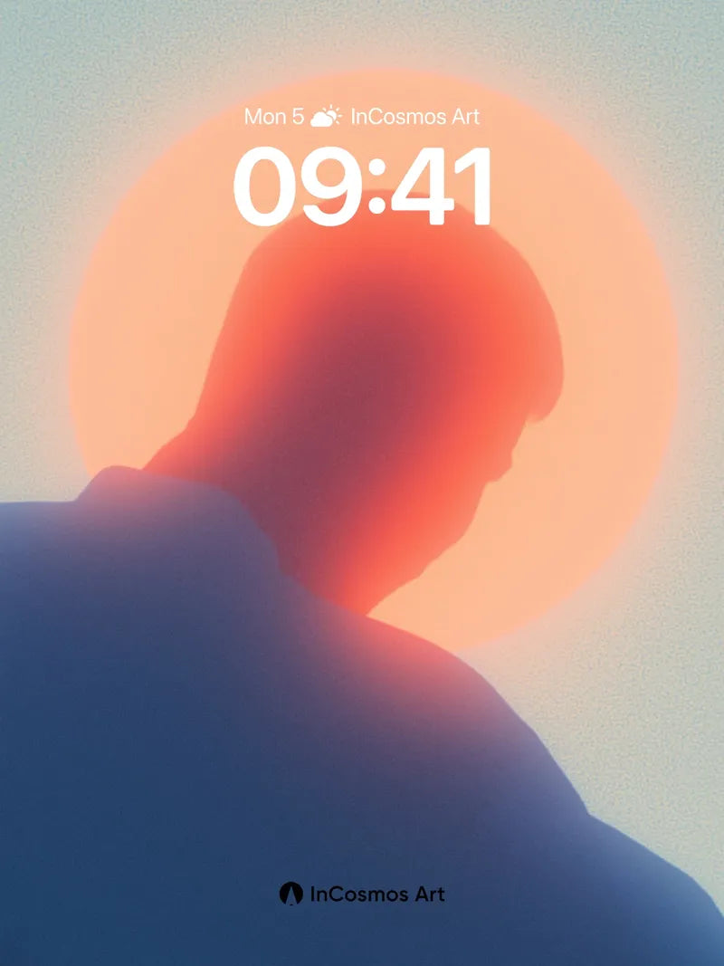 Silhouetted Reverie Wallpaper with Solar Halo