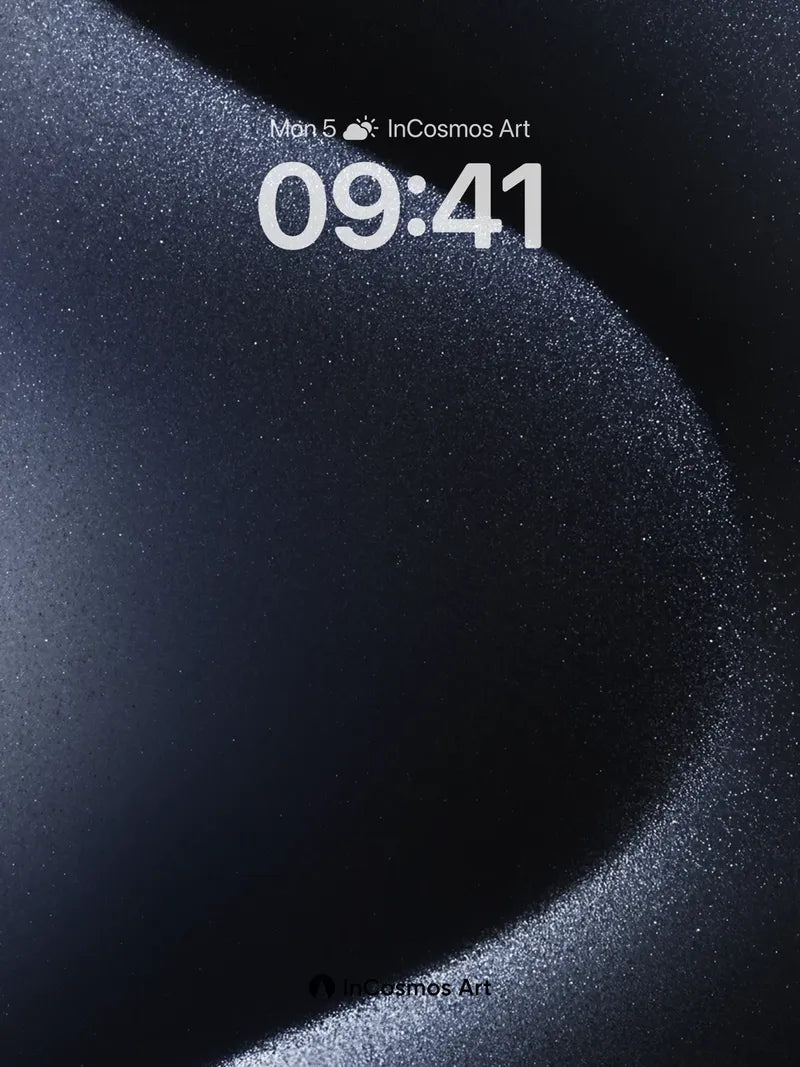 Midnight Wave Wallpaper with Starlight Dust