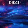 Neon Pulse Wallpaper with Living Waves wallpaper for iPhone, iPad & Mac