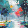 Whispering Pathway Wallpaper with Painted Light wallpaper for iPhone, iPad & Mac