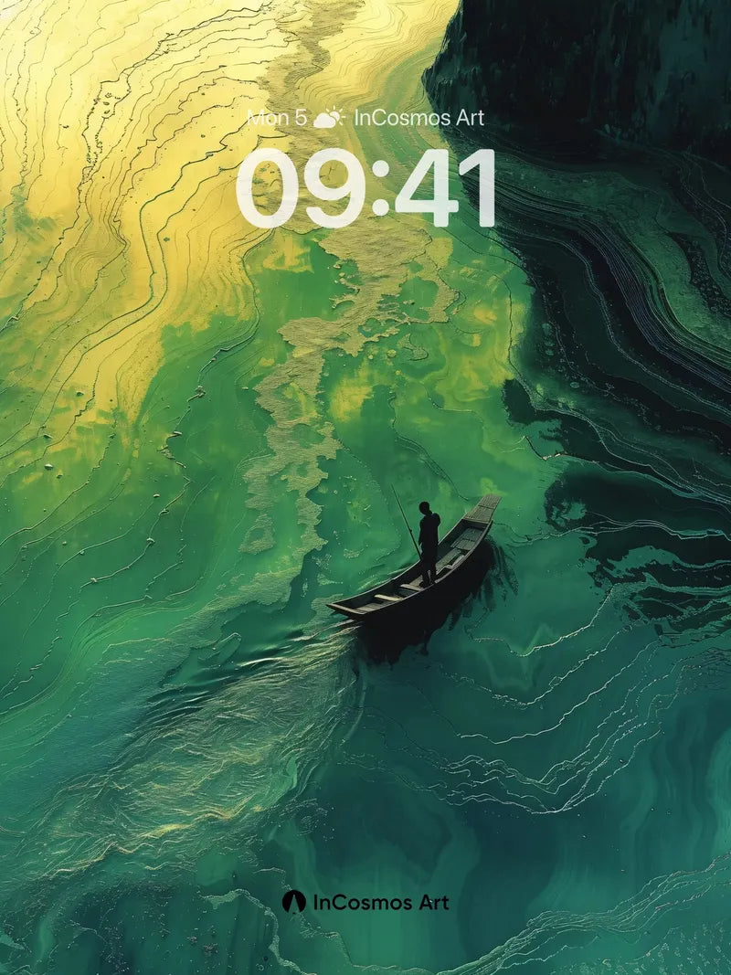 Serenity Drift Wallpaper with Living Water