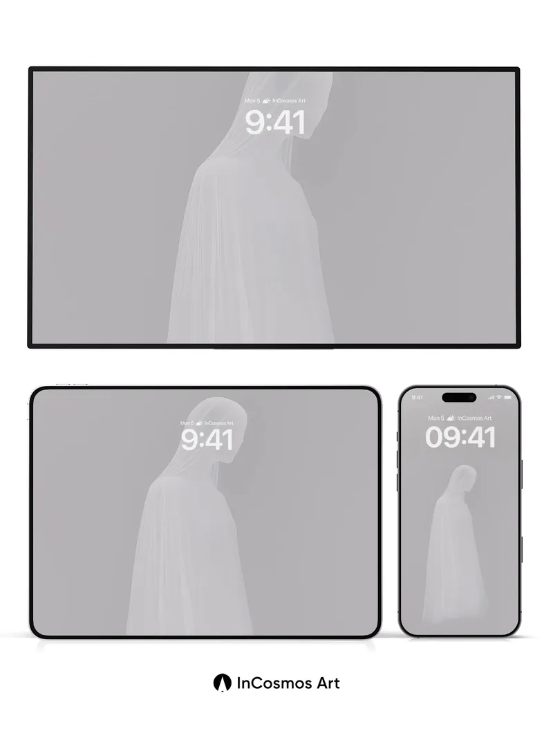 Serenity Veil Wallpaper with Ethereal Drift