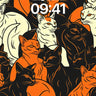 Feline Mirage Wallpaper with Hidden Eyes wallpaper for iPhone, iPad & Mac