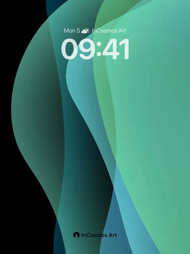 Serenity Wave Wallpaper with Ethereal Flow