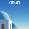 Calm Dome Wallpaper with Aegean Light wallpaper for iPhone, iPad & Mac