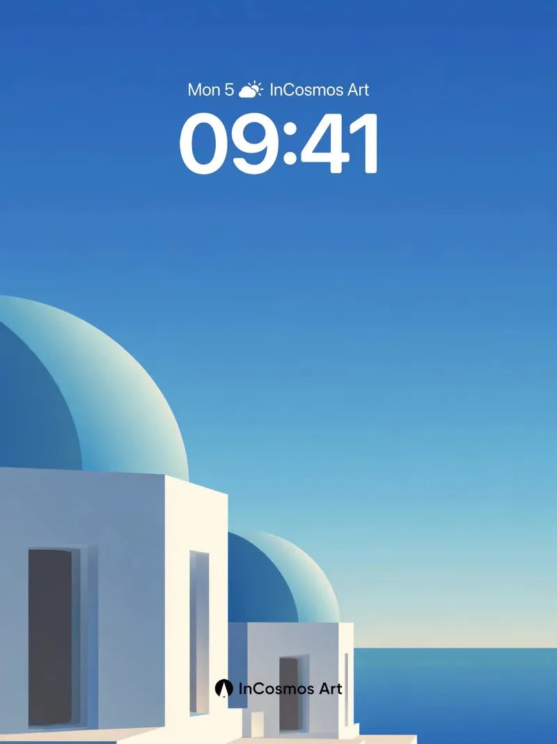 Calm Dome Wallpaper with Aegean Light