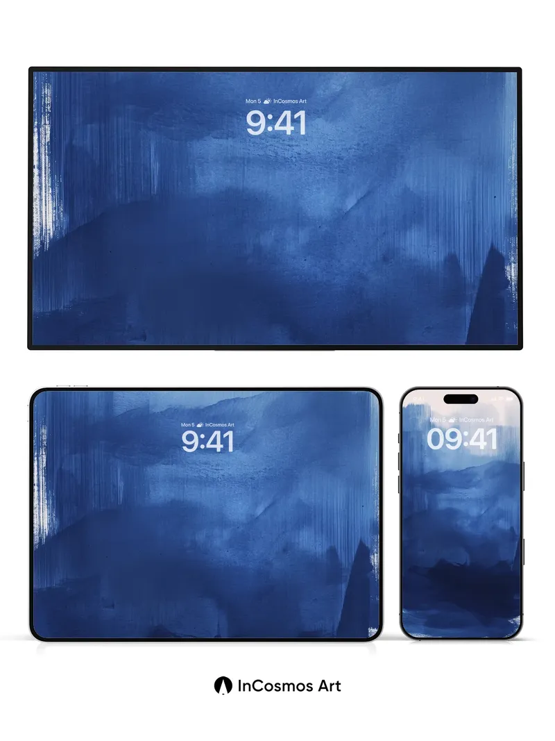 Mist Veil Wallpaper with Inked Depths