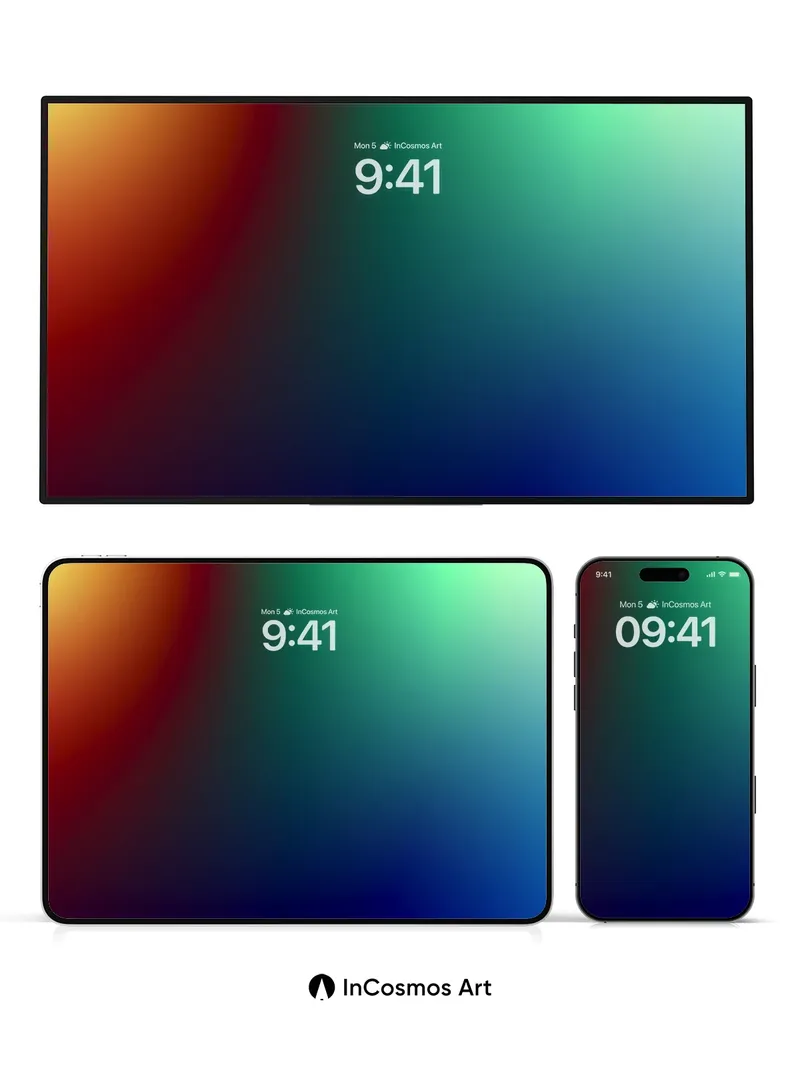 Spectral Hush Wallpaper with Color Breath