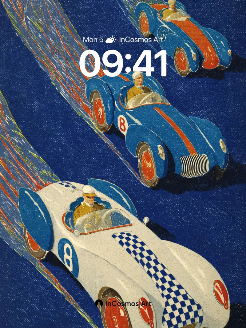 Racing Velocity Wallpaper with Streamlined Dreams