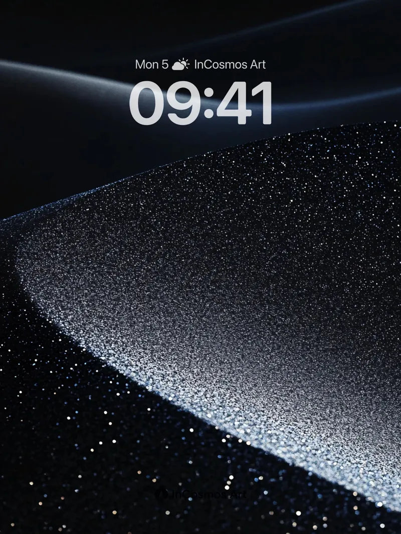 Stellar Dune Wallpaper with Cosmic Dust