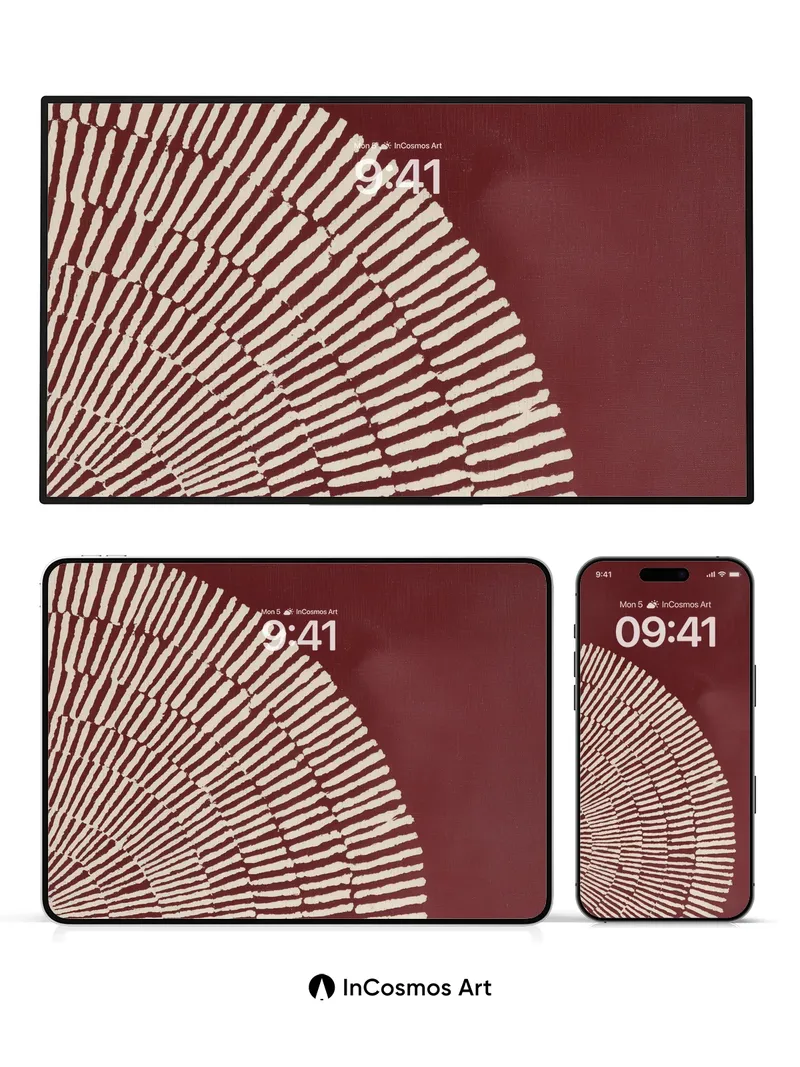 Sonic Spiral Wallpaper with Textured Echo