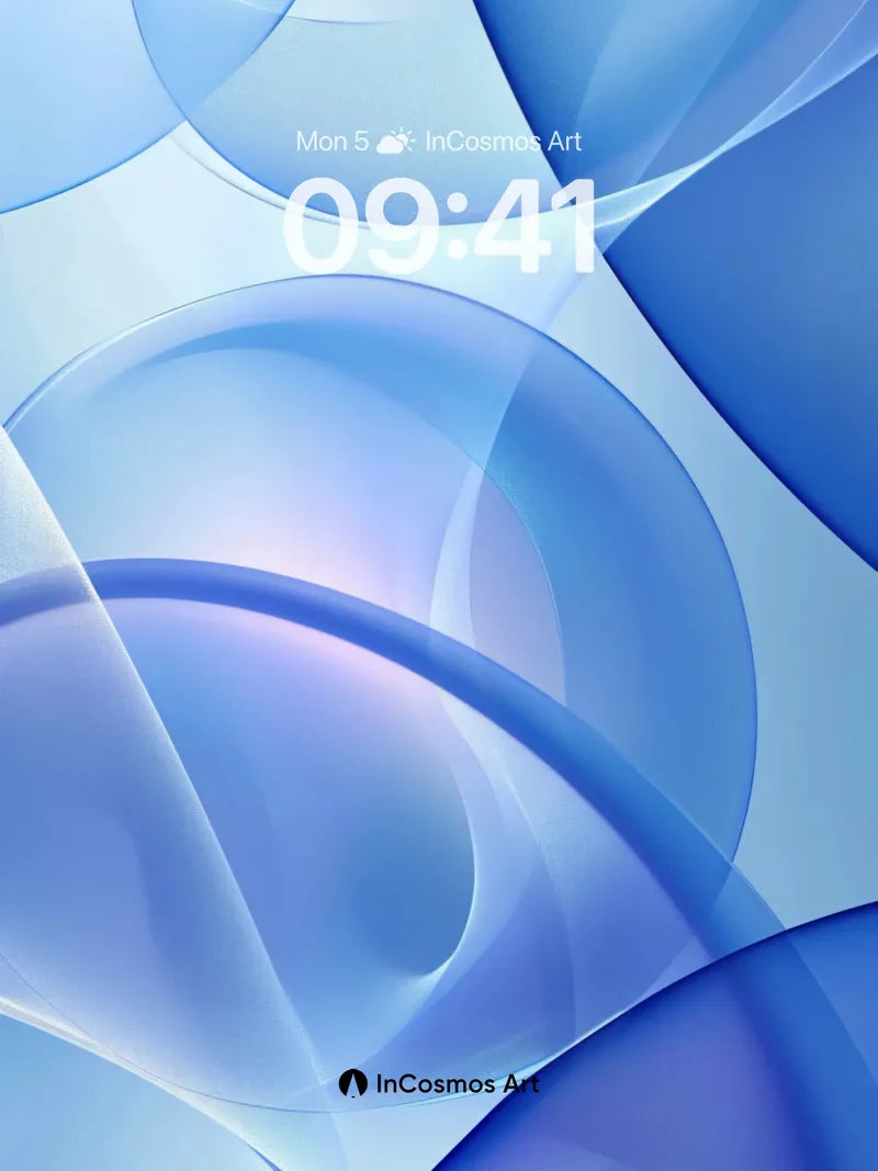 Serenity Flow Wallpaper with Ethereal Curves