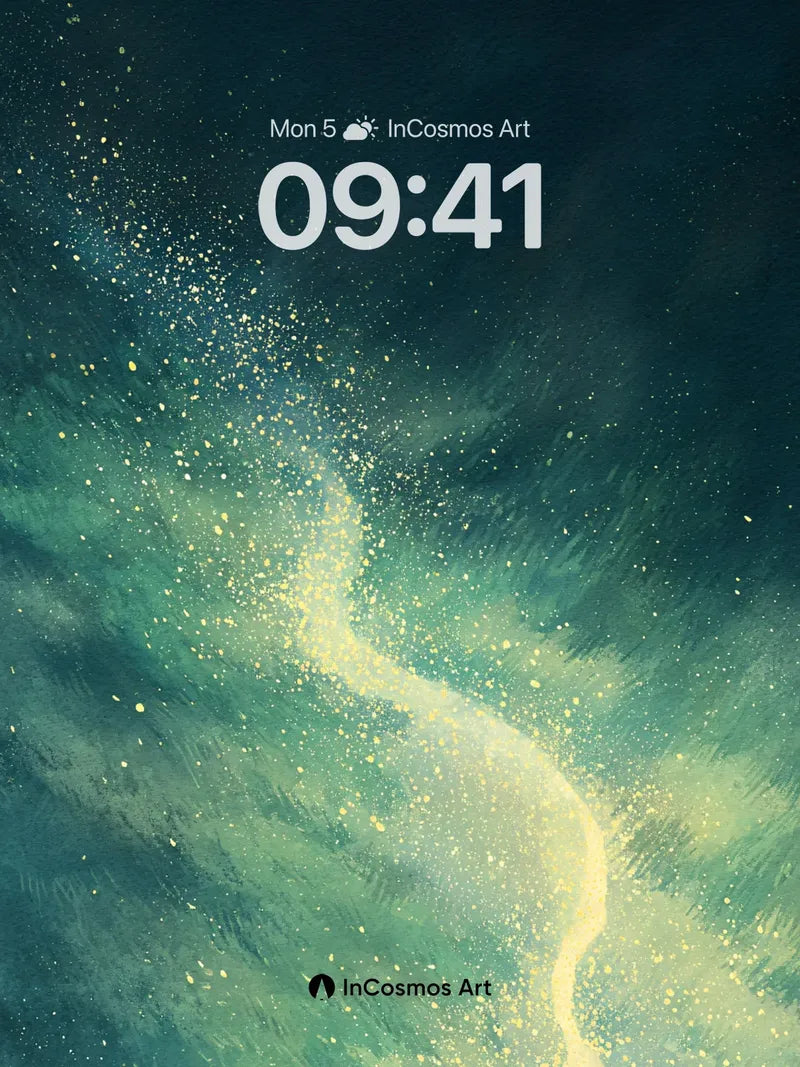 Ethereal Nebula Wallpaper with Whispering Stardust wallpaper for iPhone, iPad & Mac