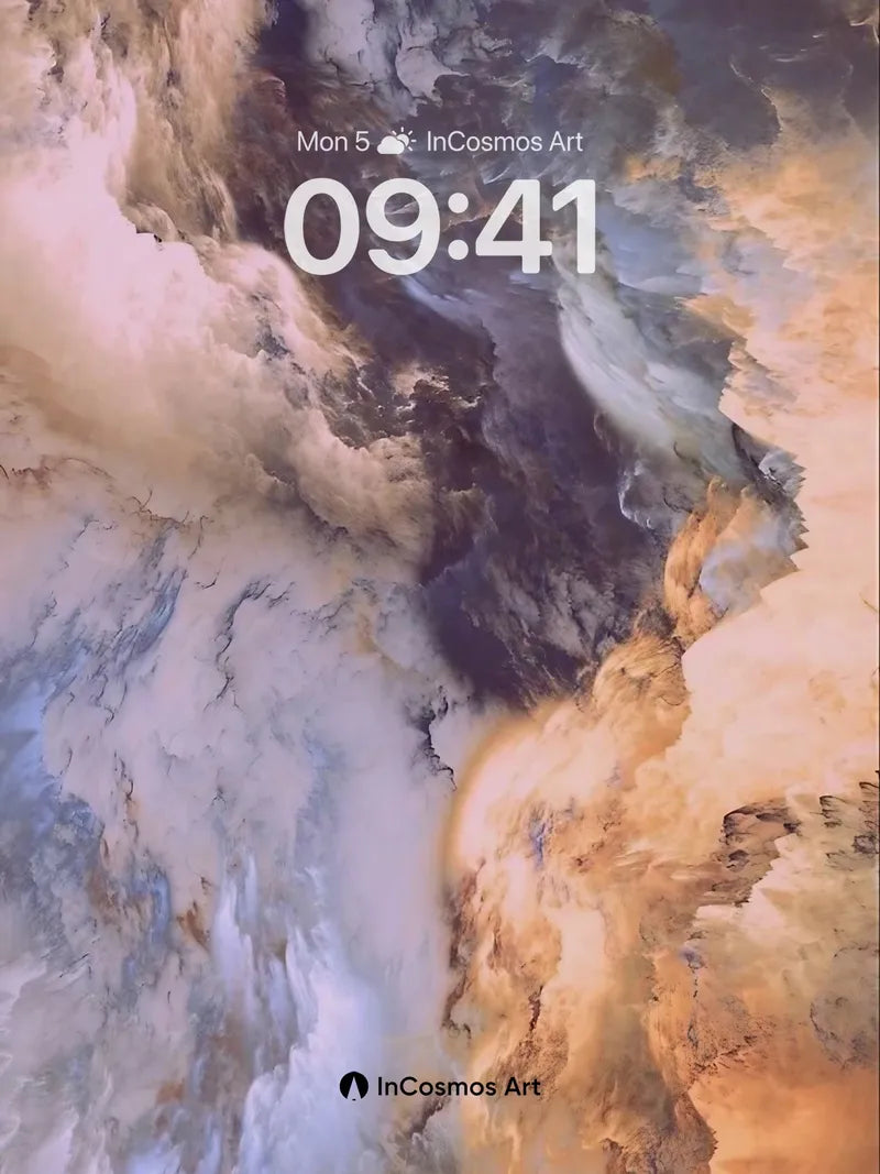 Storm Veil Wallpaper with Cosmic Breath