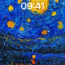 Starry Night Anime Wallpaper with Whirling Cosmos wallpaper for iPhone, iPad & Mac