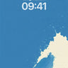 Serene Ocean Wave Background wallpaper for iPhone, iPad & Mac