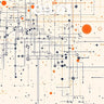 Circuit Mirage Wallpaper with Floating Nodes wallpaper for iPhone, iPad & Mac