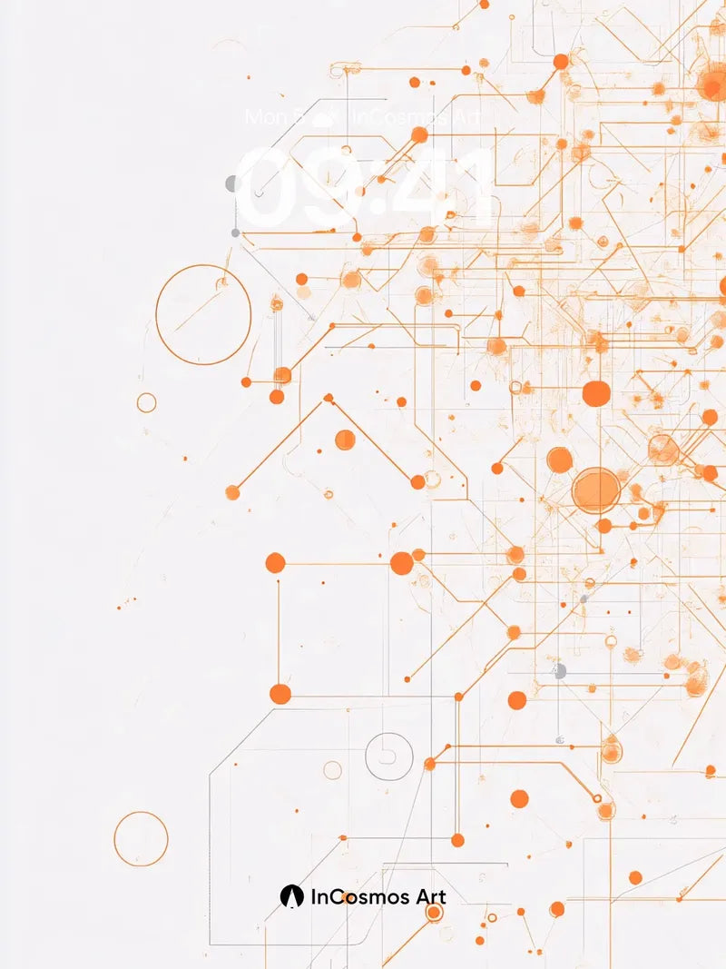 Circuit Pulse Wallpaper with Neon Veins