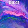 Luminous Tide Wallpaper with Cosmic Veins wallpaper for iPhone, iPad & Mac