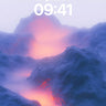 Luminous Frost Wallpaper with Glowing Veins wallpaper for iPhone, iPad & Mac