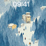 Snowy Forest Retreat Wallpaper wallpaper for iPhone, iPad & Mac