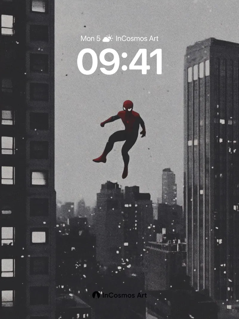 Urban Web Weave Wallpaper with Midnight Leap